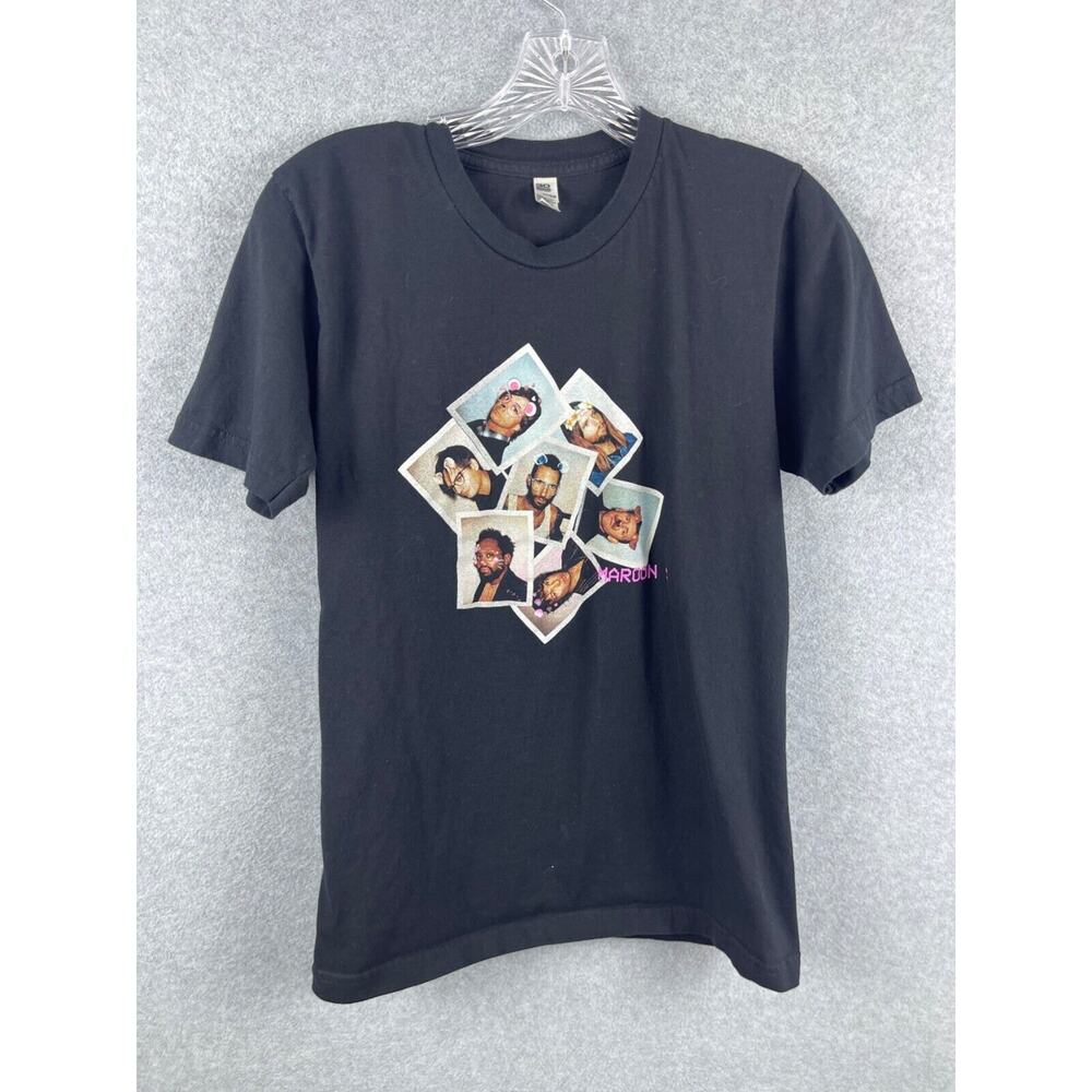 Maroon 5‎ Red Pill Blues Shirt Women's S Black Short Sleeve Rock Music Tour Tee